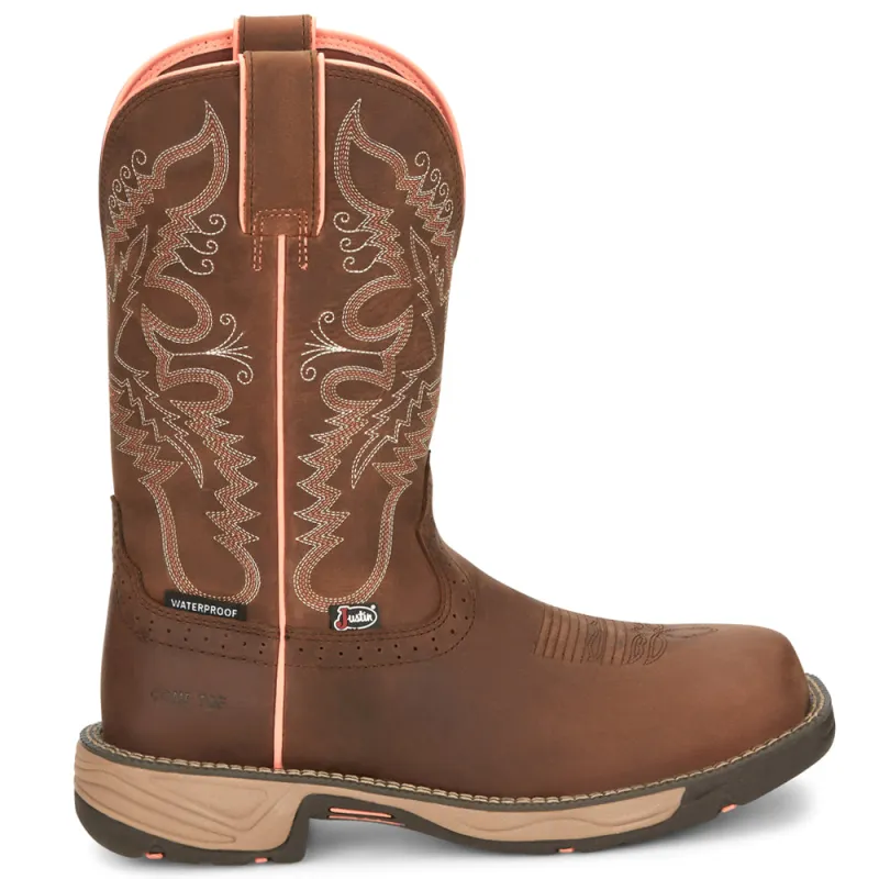 Rush 11 Inch Waterproof Composite Toe Work Boots made by Justin Boots