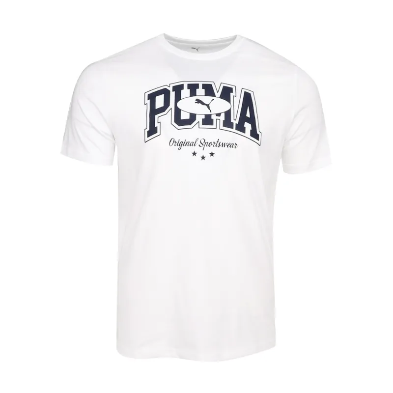 Athletic Department Graphic Crew Neck Short Sleeve T-Shirt sold by Shoebacca