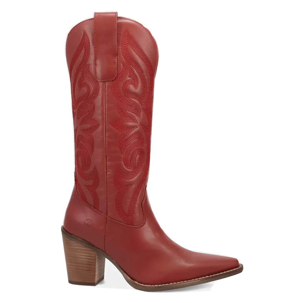 Hensley Embroidered Snip Toe Pull On Cowboy Boots sold by Shoebacca