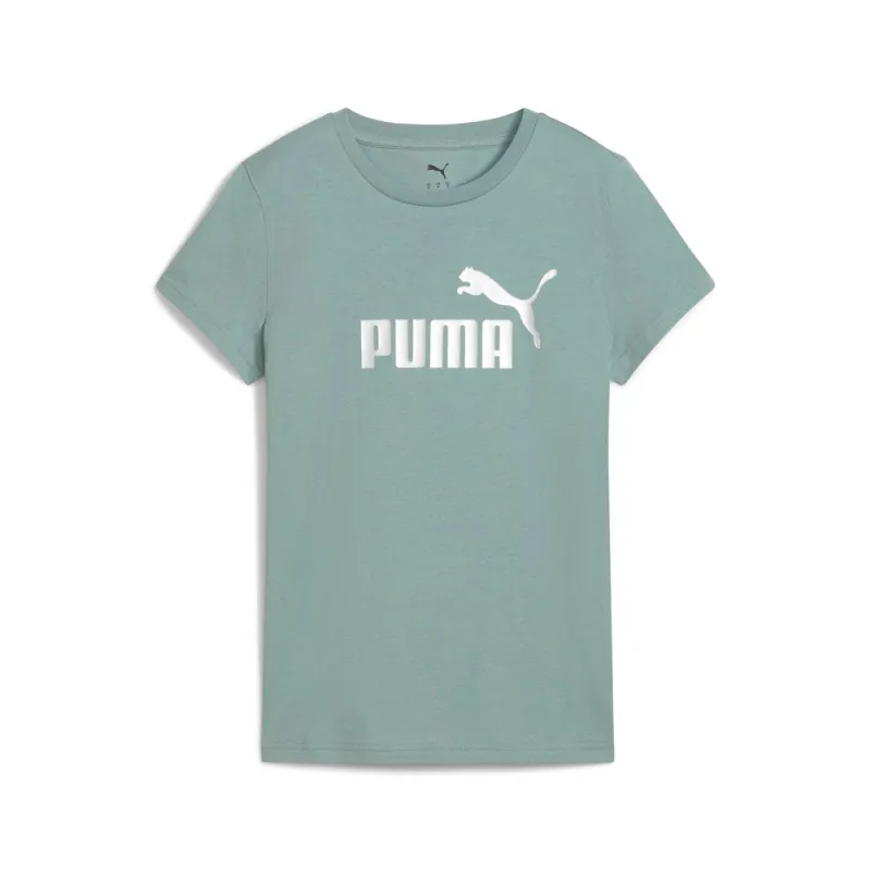 Essentials Metallic Logo Crew Neck Short Sleeve T-Shirt made by Puma