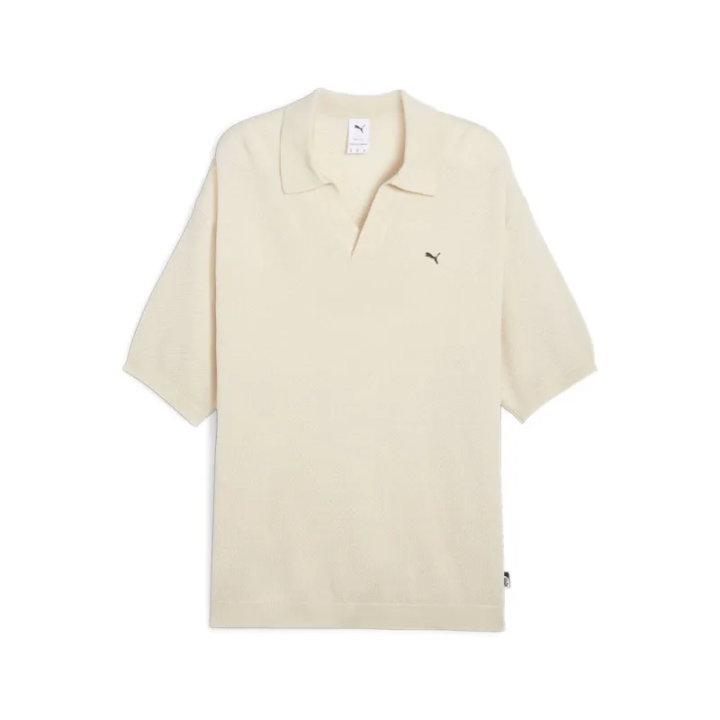 Basketball Nostalgia Knitted Short Sleeve Polo Shirt made by Puma