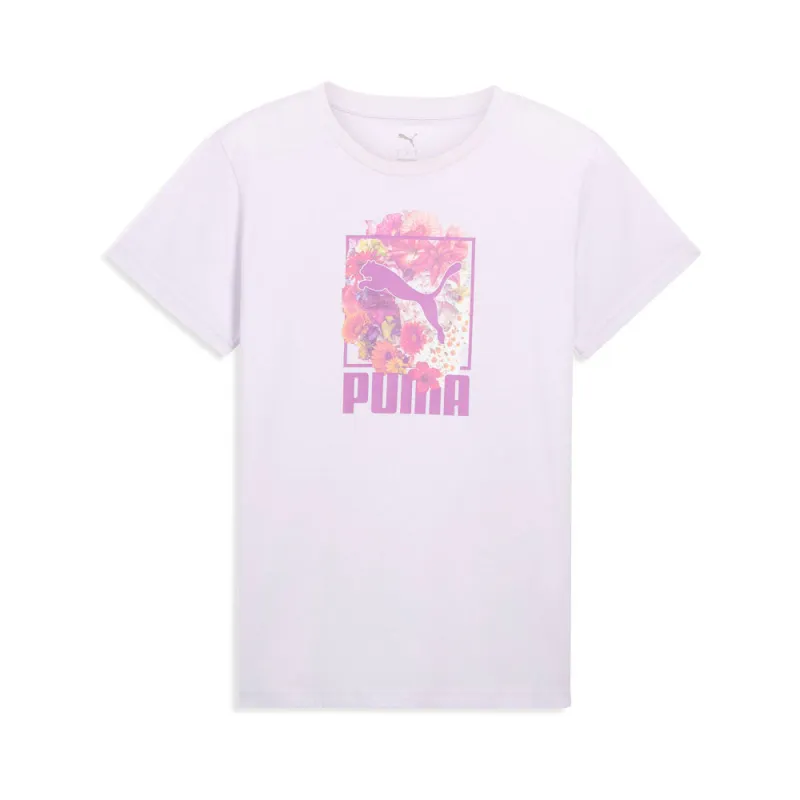 Digi Flower Crew Neck Short Sleeve T-Shirt sold by Shoebacca