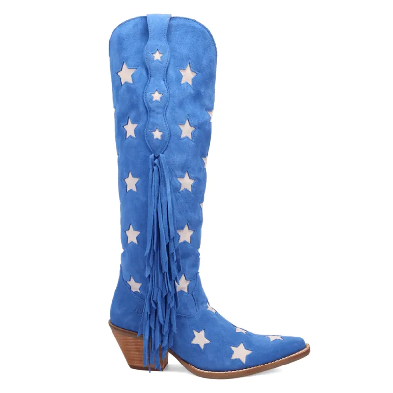 Super Star Fringe Tooled Inlay Snip Toe Cowboy Boots sold by Shoebacca