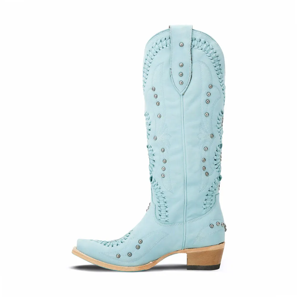 Cossette Embroidered Studded Snip Toe Boot sold by Shoebacca product image thumbnail 3