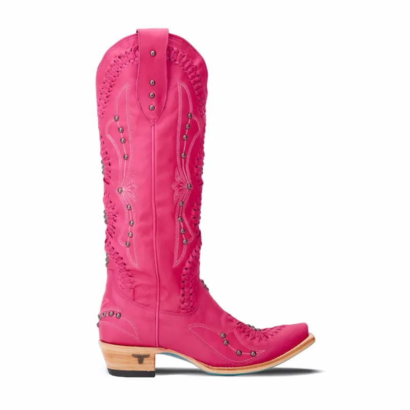 Cossette Embroidered Studded Snip Toe Boot sold by Shoebacca