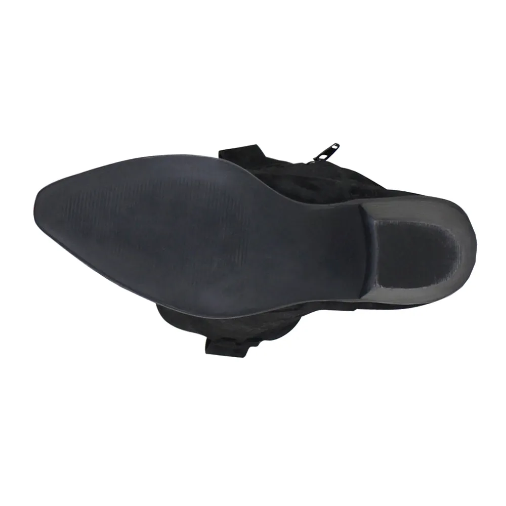 Ame Thyst Snip Toe Zippered Boots sold by Shoebacca product image thumbnail 5