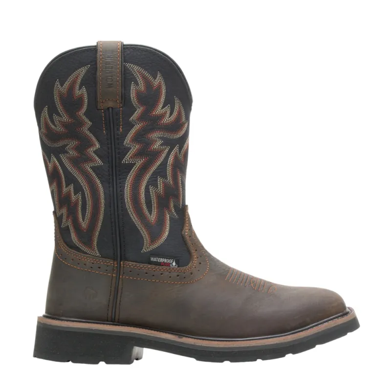 Rancher Waterproof Pull On Cowboy Boots made by Wolverine