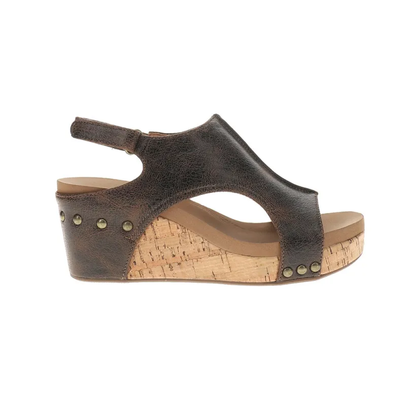 Carley Studded Slingback Wedge Sandals sold by Shoebacca