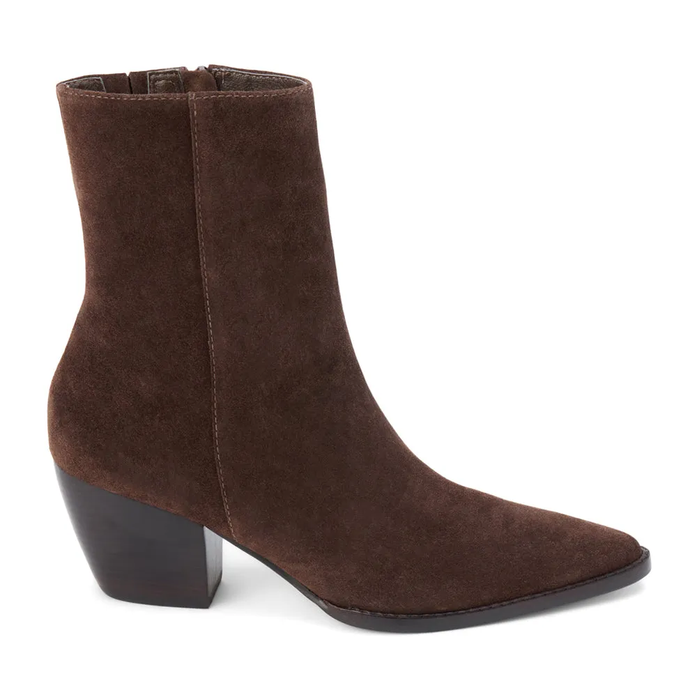 Caty Pointed Toe Zippered Booties sold by Shoebacca