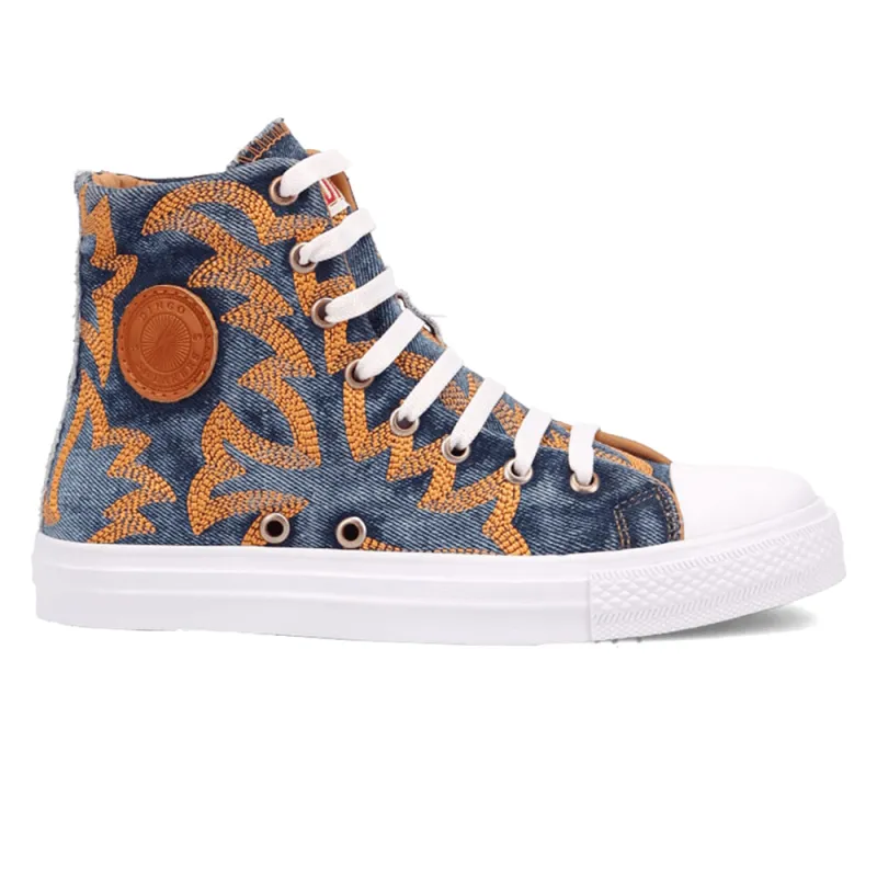 Game Day Embroidered High Top Sneakers made by dingo