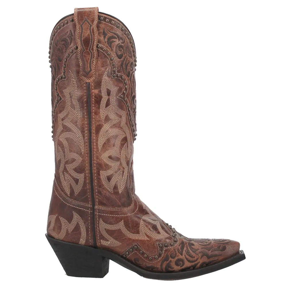 Braylynn Embroidered Studded Snip Toe Cowboy Boots sold by Shoebacca