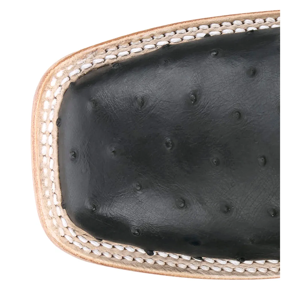 Moseley 11 Inch Full Quill Ostrich Square Toe Cowboy Boots sold by Shoebacca product image thumbnail 4