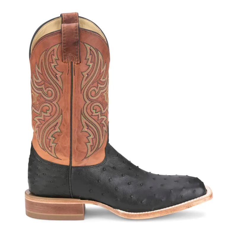 Moseley 11 Inch Full Quill Ostrich Square Toe Cowboy Boots sold by Shoebacca