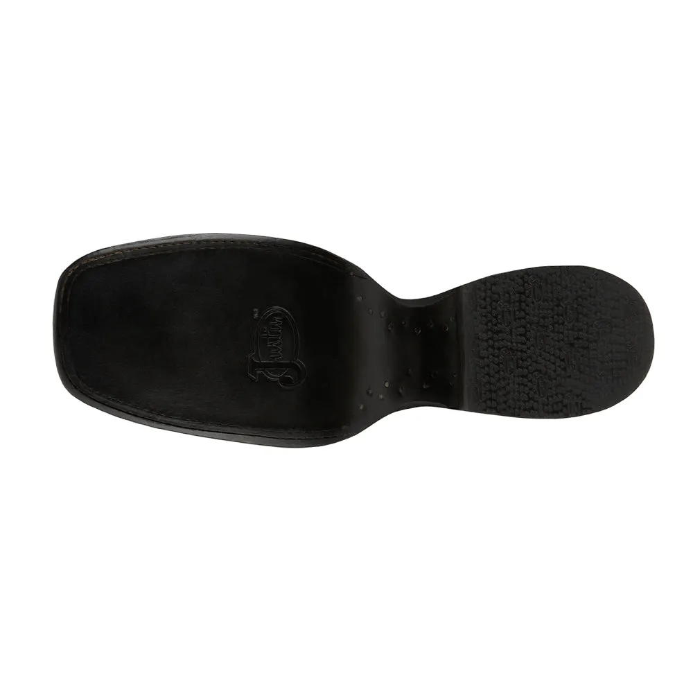 Three Bars 13 Inch Smooth Ostrich Square Toe Cowboy Boots sold by Shoebacca product image thumbnail 5