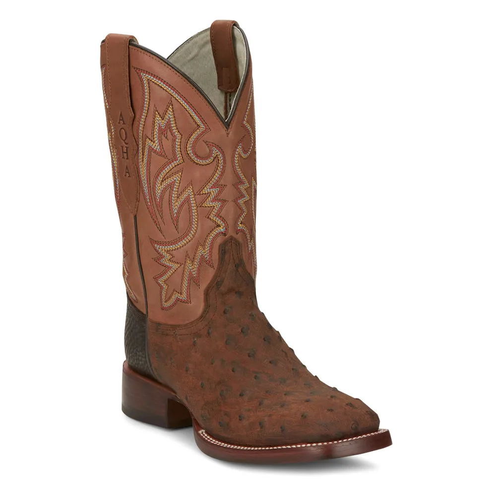 King 11 Inch Full Quill Ostrich Square Toe Cowboy Boots sold by Shoebacca product image thumbnail 2