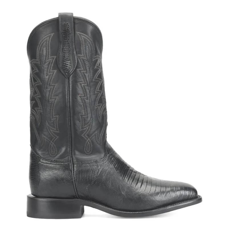 Reposado 12 Inch Lizard Square Toe Cowboy Boots sold by Shoebacca