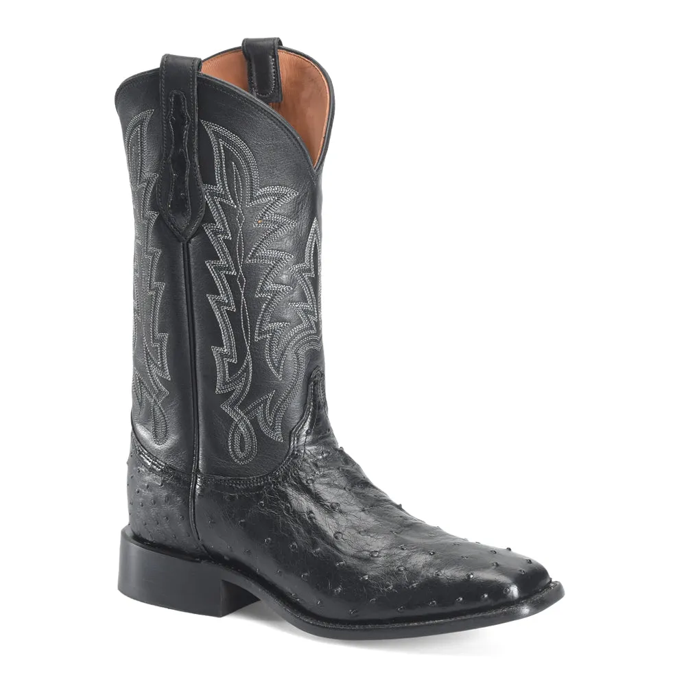 Rancher 12 Inch Full Quill Ostrich Square Toe Cowboy Boots sold by Shoebacca product image thumbnail 2