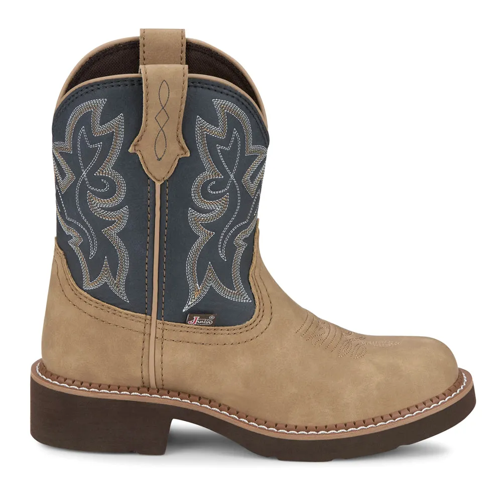 Kay Embroidered Round Toe Cowboy Boots sold by Shoebacca