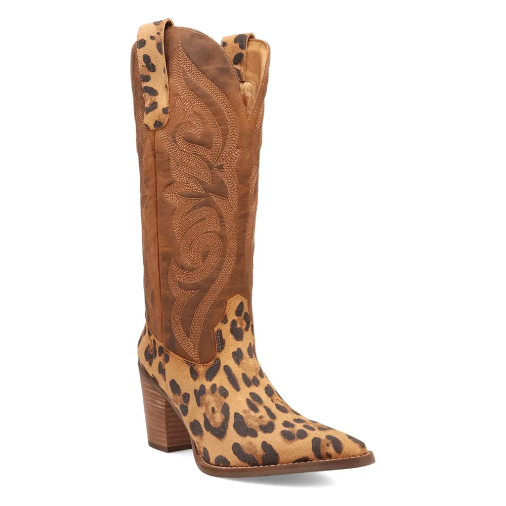 Hensley Leopard Embroidered Snip Toe Cowboy Boots sold by Shoebacca product image thumbnail 2