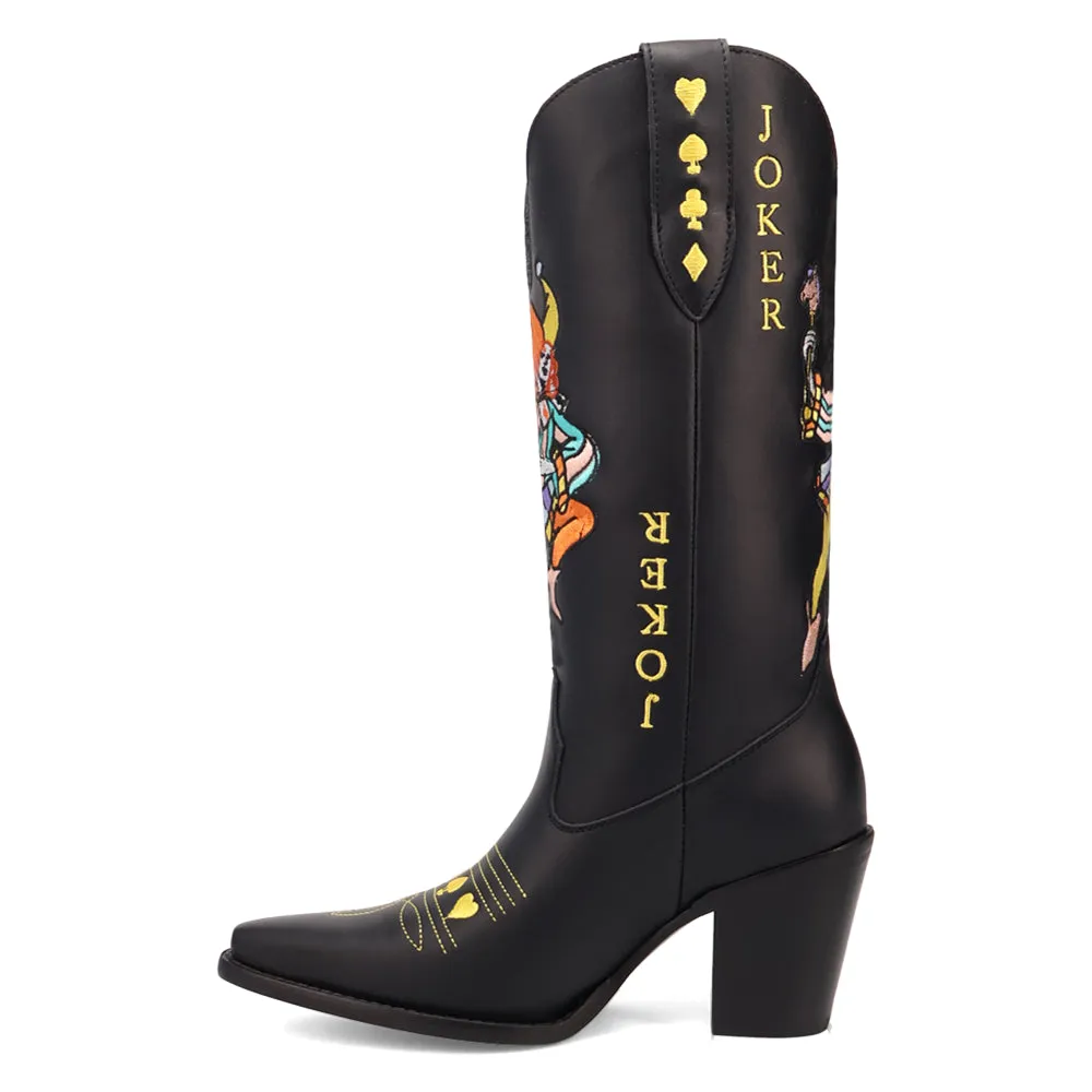 Joker Graphic Snip Toe Cowboy Boots sold by Shoebacca product image thumbnail 3