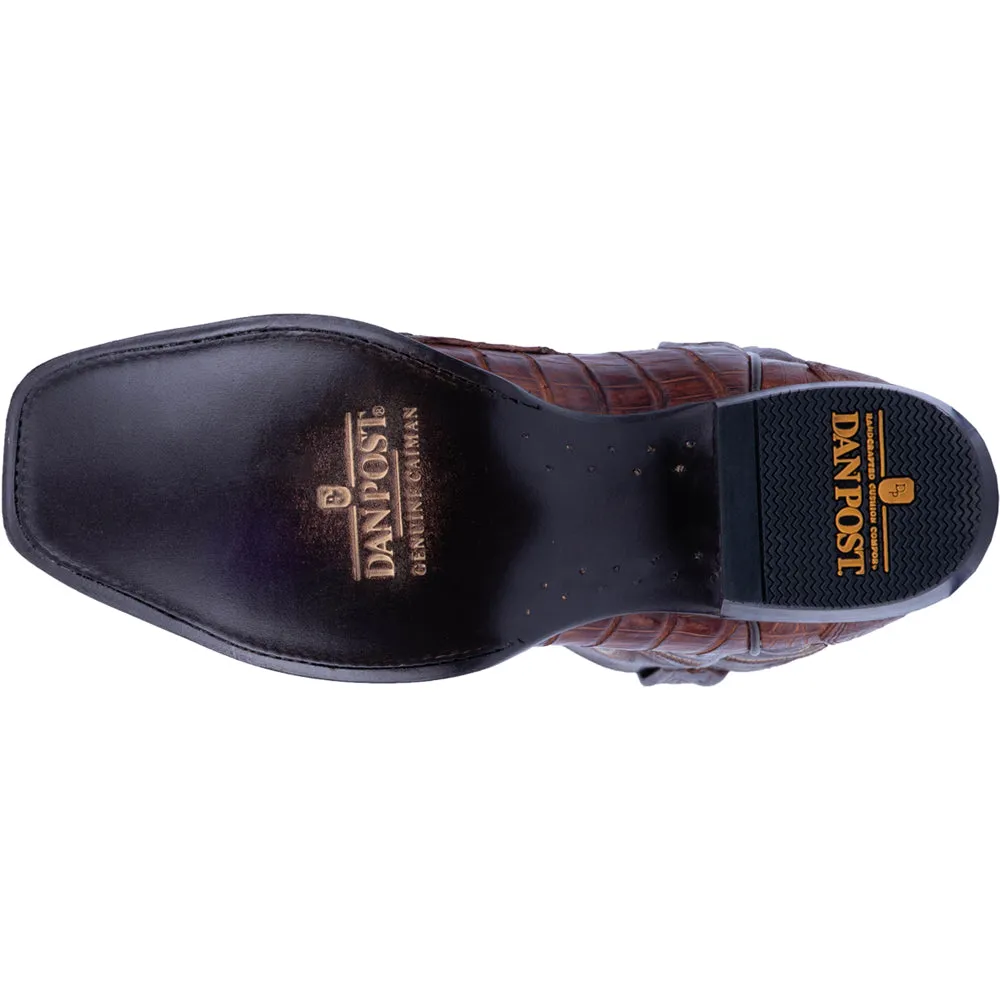 Bayou Embroidered Caiman Square Toe Pull On Cowboy Boots sold by Shoebacca product image thumbnail 5