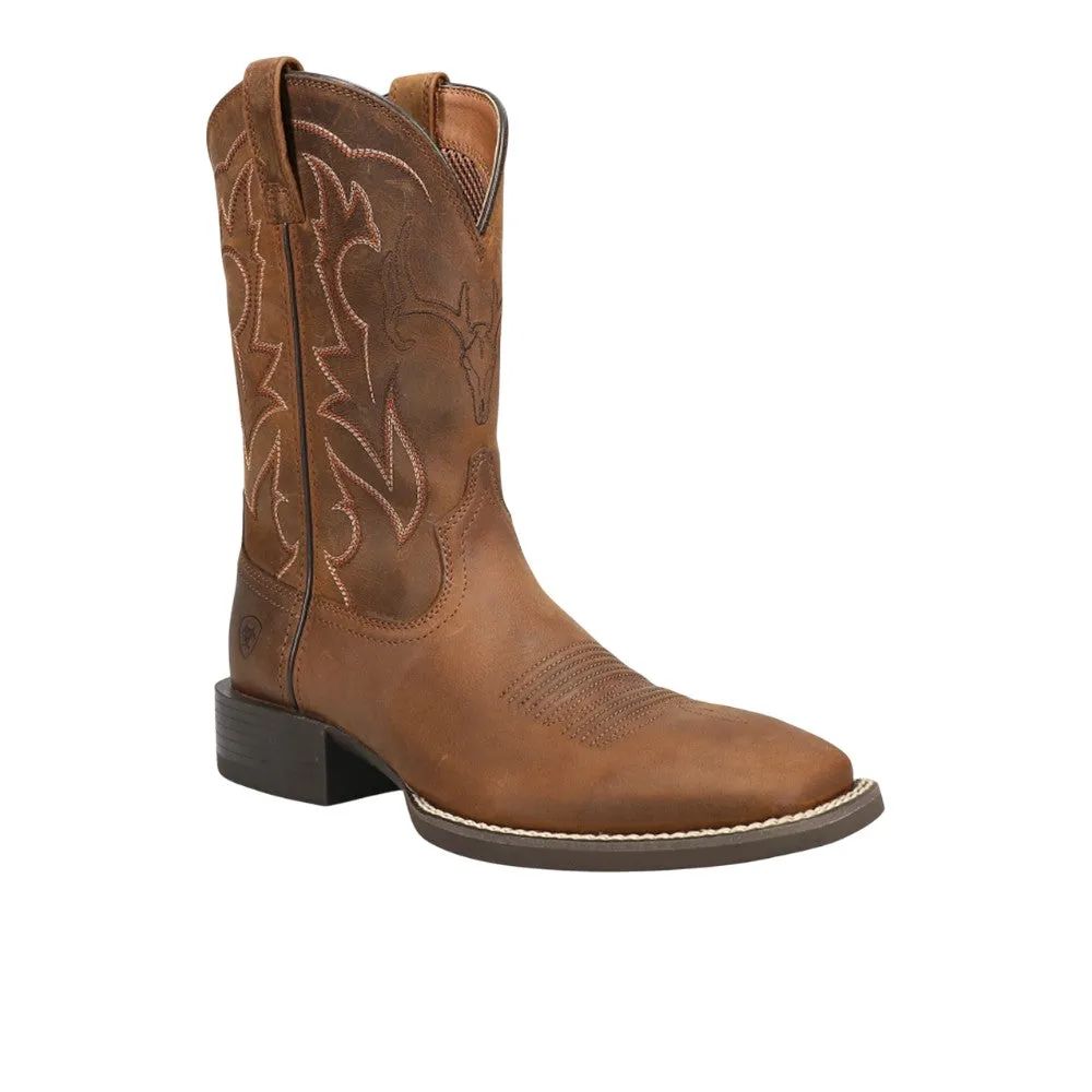 Sport Outdoor Square Toe Pull On Cowboy Boots sold by Shoebacca product image thumbnail 2