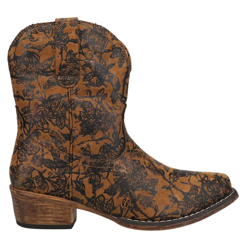 Emma Floral Snip Toe Cowboy Boots made by Roper