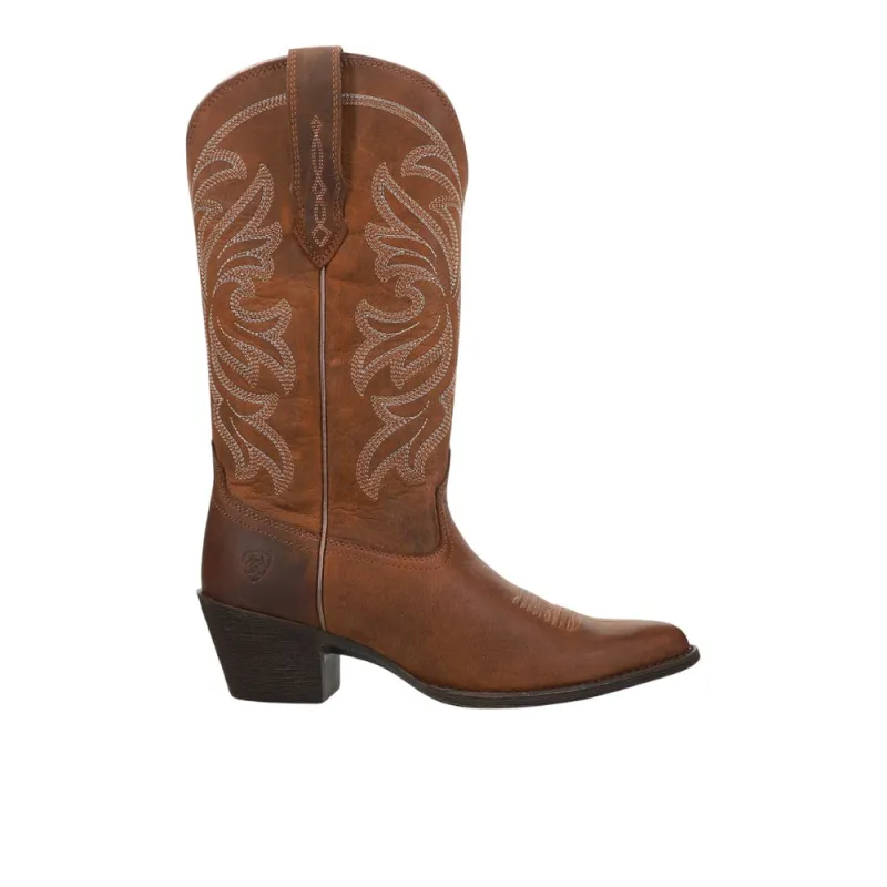 Heritage J Toe Stretchfit Embroidered Pointed Toe Cowboy Boots made by Ariat
