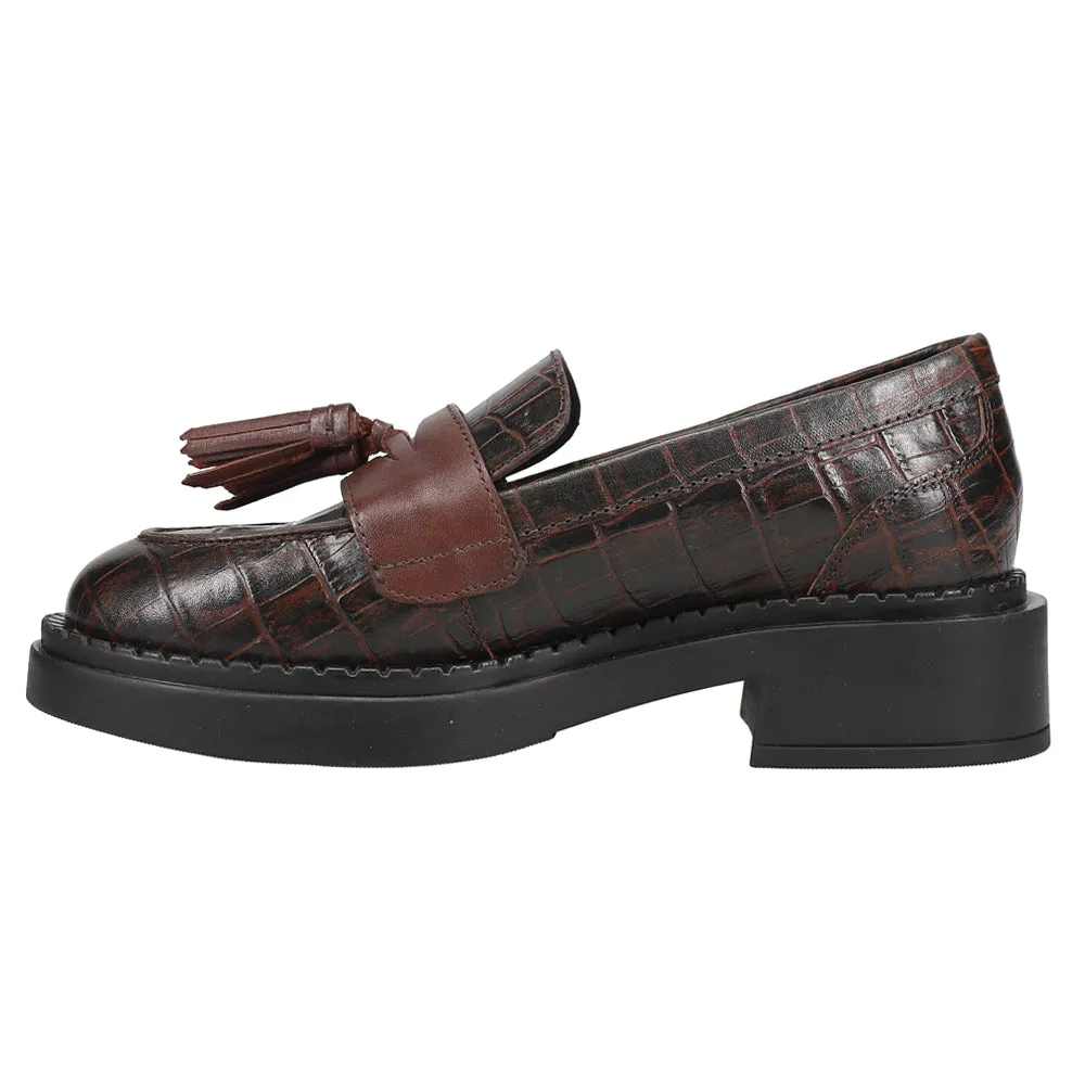Final Call Croc Embossed Penny Loafers sold by Shoebacca product image thumbnail 3