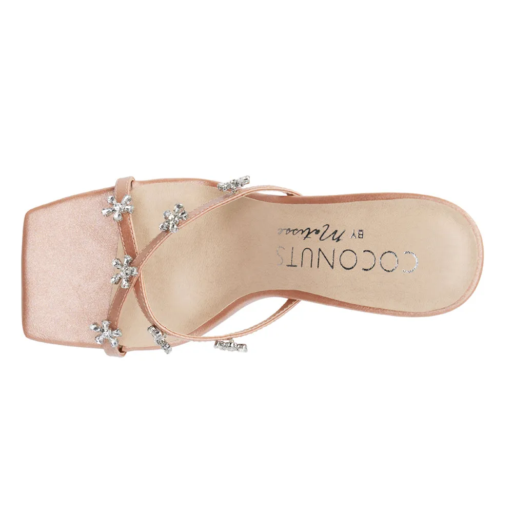 Levi Rhinestone Block Heel Sandals sold by Shoebacca product image thumbnail 4