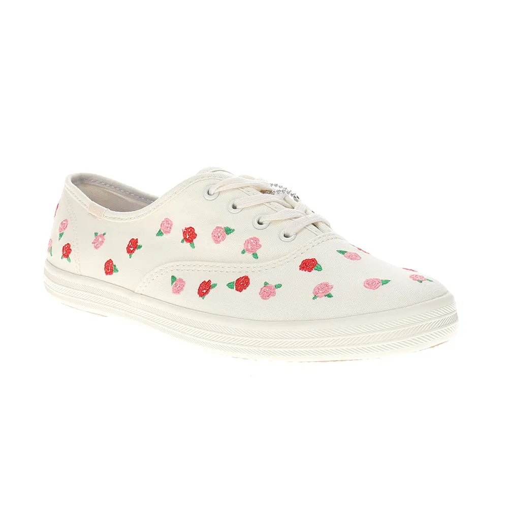 Champion Canvas Rose Embroidery Lace Up Sneakers sold by Shoebacca product image thumbnail 2