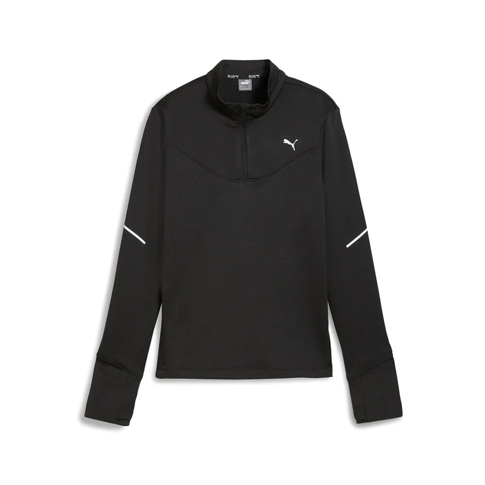 Run Grid Fleece Half Zip Jacket sold by Shoebacca