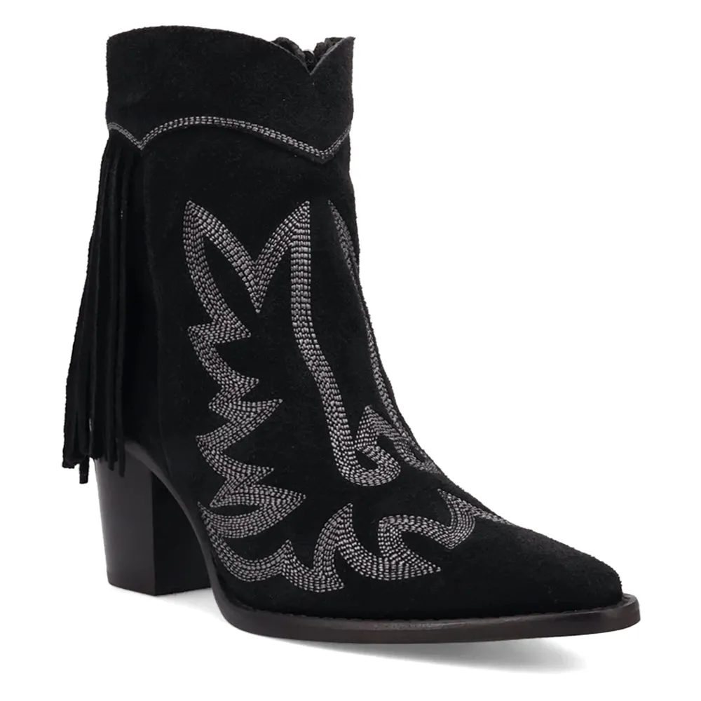 Wild Sage Fringe Snip Toe Zippered Cowboy Booties sold by Shoebacca product image thumbnail 2