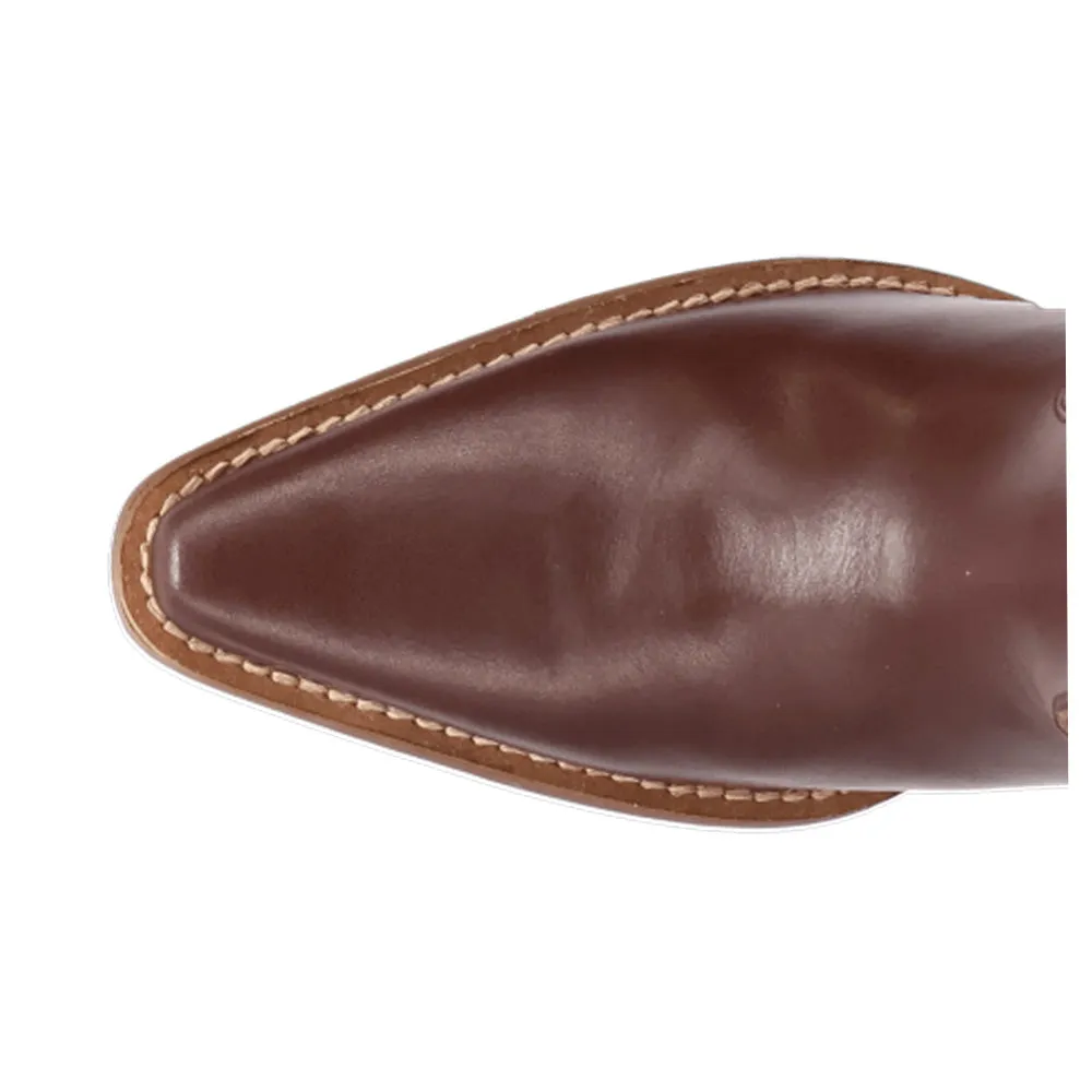 Hensley Embroidered Snip Toe Pull On Cowboy Boots sold by Shoebacca product image thumbnail 4