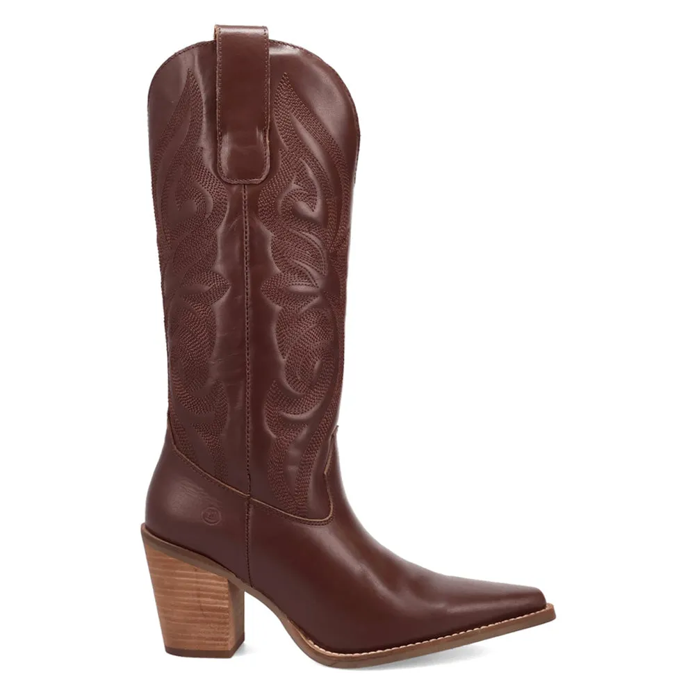 Hensley Embroidered Snip Toe Pull On Cowboy Boots sold by Shoebacca