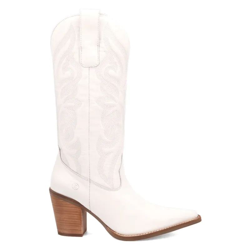 Hensley Embroidered Snip Toe Pull On Cowboy Boots made by dingo