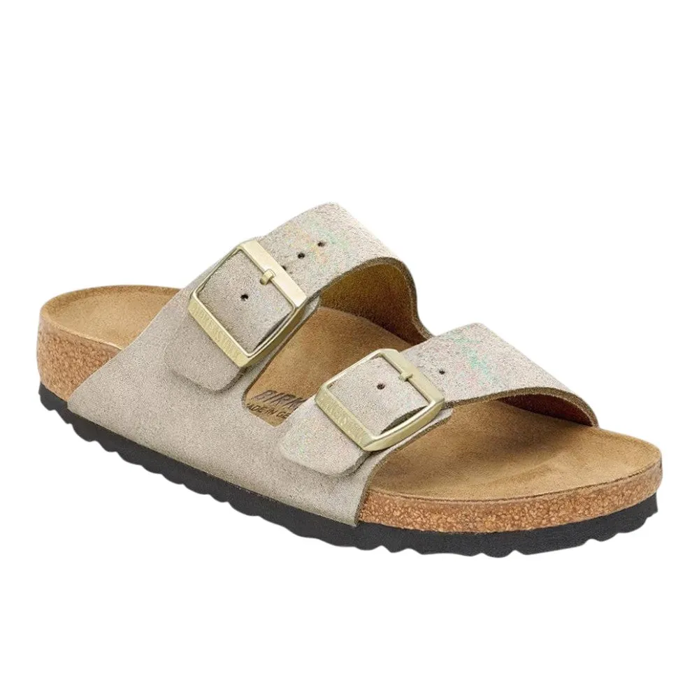 Arizona Shimmering Suede Leather Sandals sold by Shoebacca product image thumbnail 2