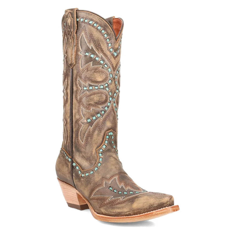 Mesa Embroidered Snip Toe Pull On Cowboy Boots sold by Shoebacca product image thumbnail 2