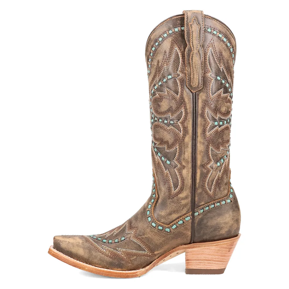 Mesa Embroidered Snip Toe Pull On Cowboy Boots sold by Shoebacca product image thumbnail 3
