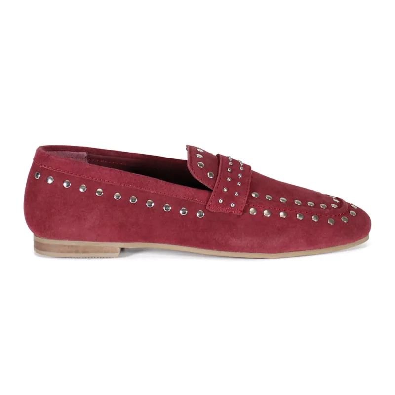 Can Yon Studded Slip On Loafers sold by Shoebacca