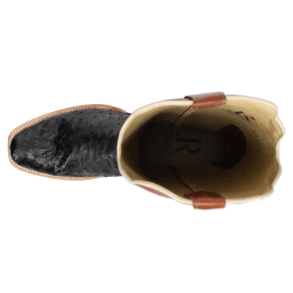 Full Quill Ostrich Embroidered Square Toe Cowboy Boots sold by Shoebacca product image thumbnail 4