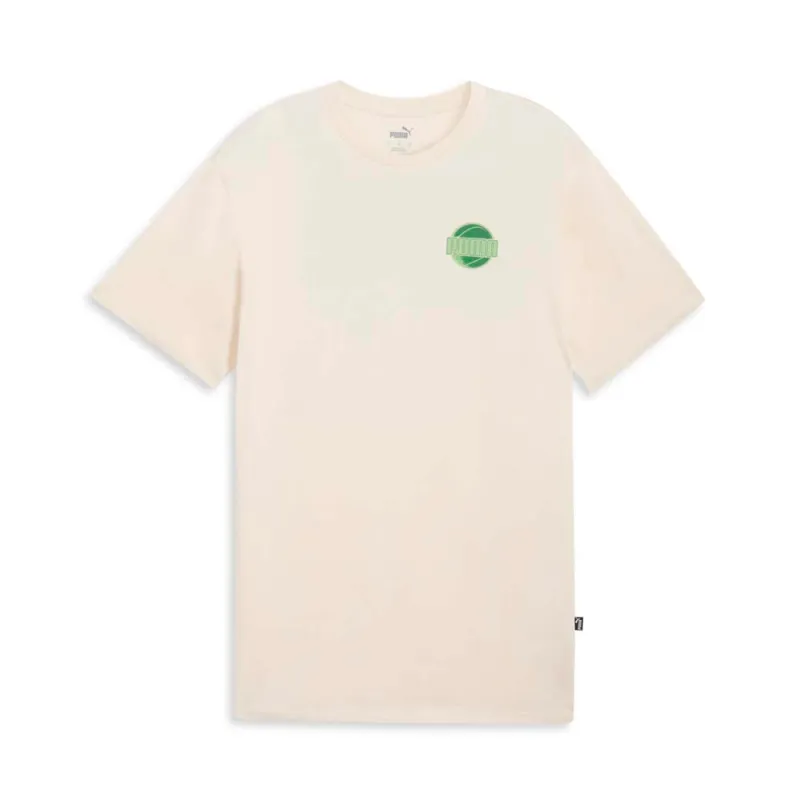 Tennis Court Graphic Crew Neck Short Sleeve T-Shirt sold by Shoebacca