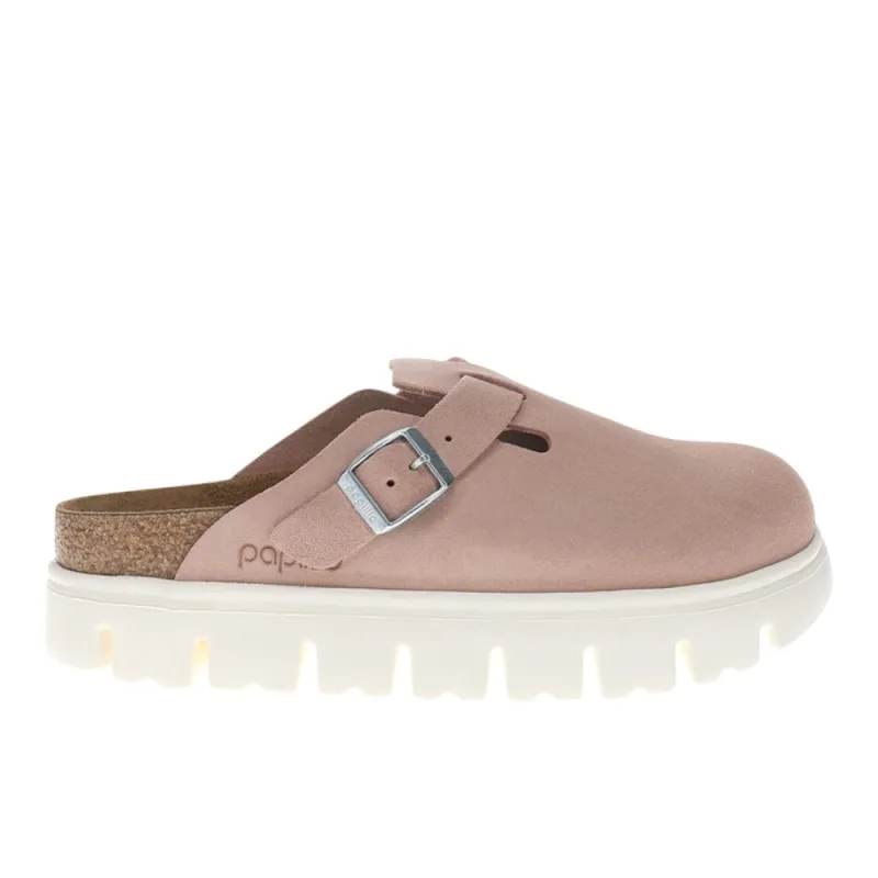 Boston Chunky Suede Leather Clogs made by Birkenstock