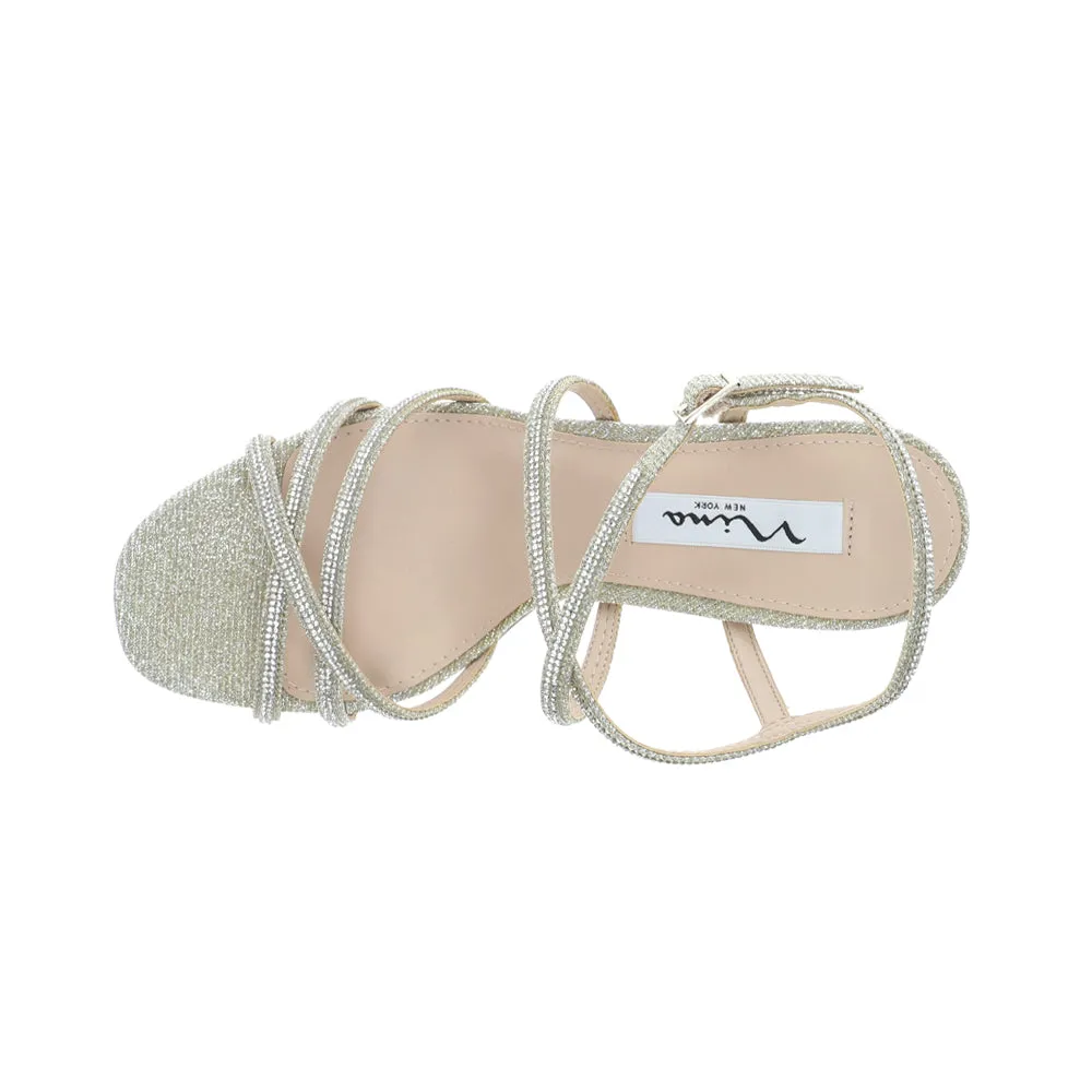 Anna Glitter Rhinestone Ankle Strap Sandals sold by Shoebacca product image thumbnail 4