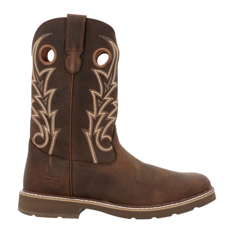 Core 37 Western 11 Inch Electrical Soft Toe Work Boots made by Shoebacca