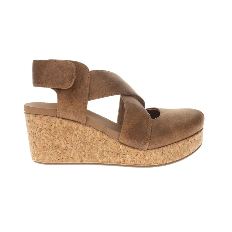 Case Closed Wedge Sandals sold by Shoebacca