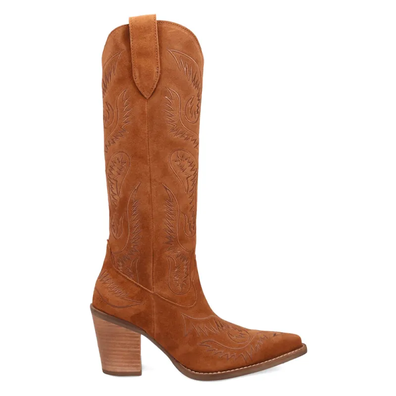 Evita Southwest Embroidered Snip Toe Cowboy Boots made by dingo