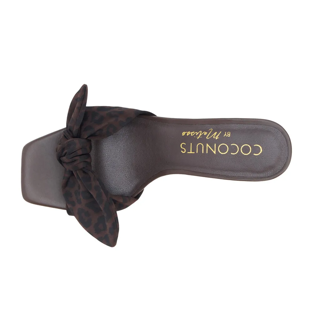 Uptown Bow Leopard Evening Sandals sold by Shoebacca product image thumbnail 4