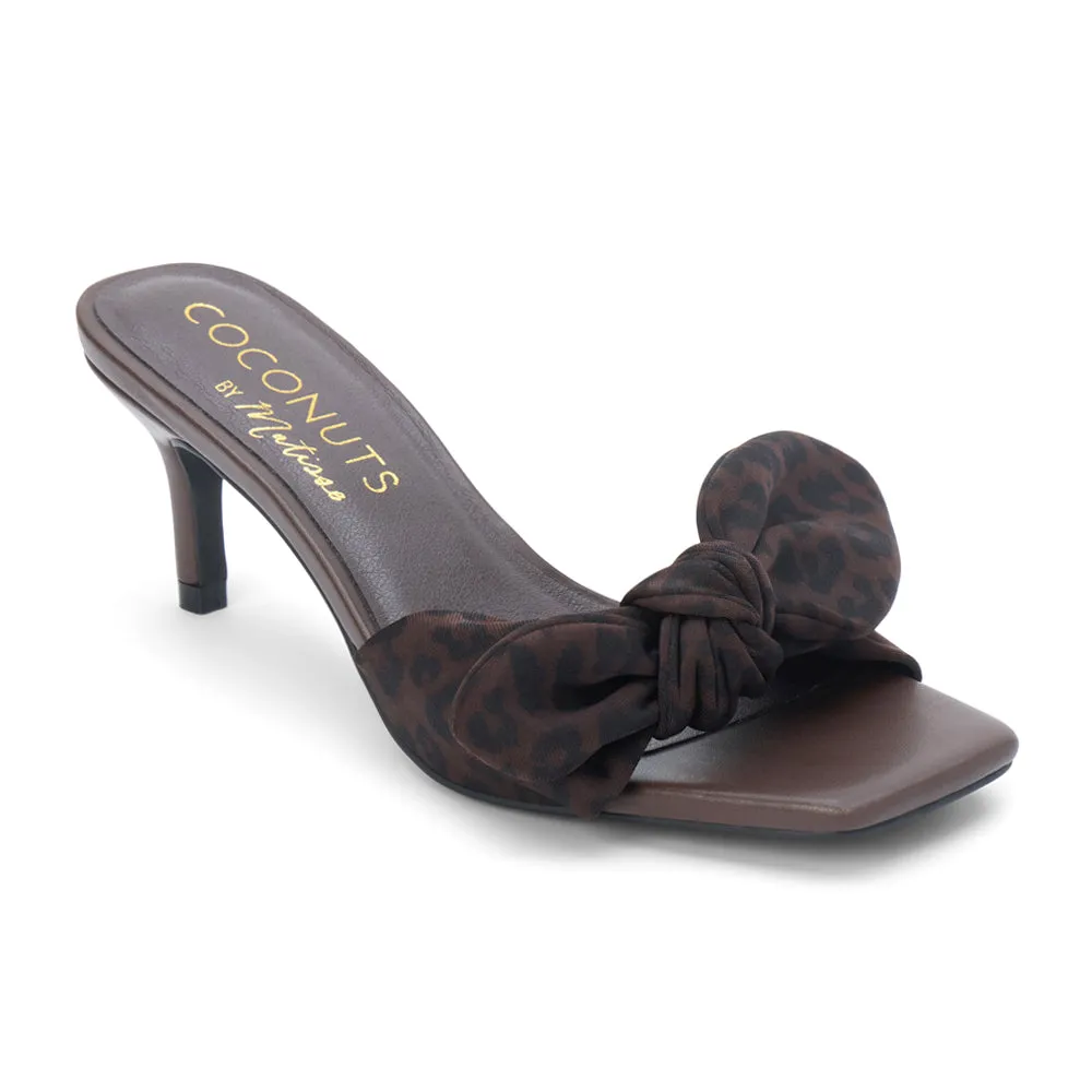 Uptown Bow Leopard Evening Sandals sold by Shoebacca product image thumbnail 2