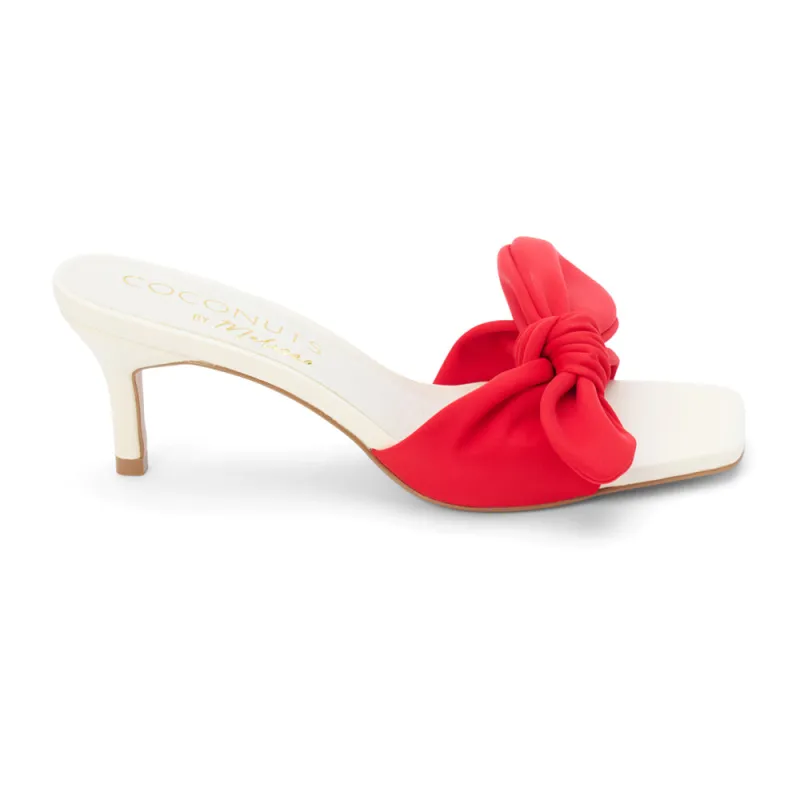 Uptown Bow Evening Sandals sold by Shoebacca